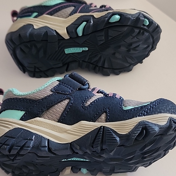 Merrell M-Trail Quest Jr Girls Sneakers - Navy / Gray / Teal - Picture 8 of 10